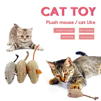 

3pcs/lot Mix Pet Catnip Mice Cats Toys Fun Plush Mouse Cat Toy For Pet Little Fat Mouse Cat Toys