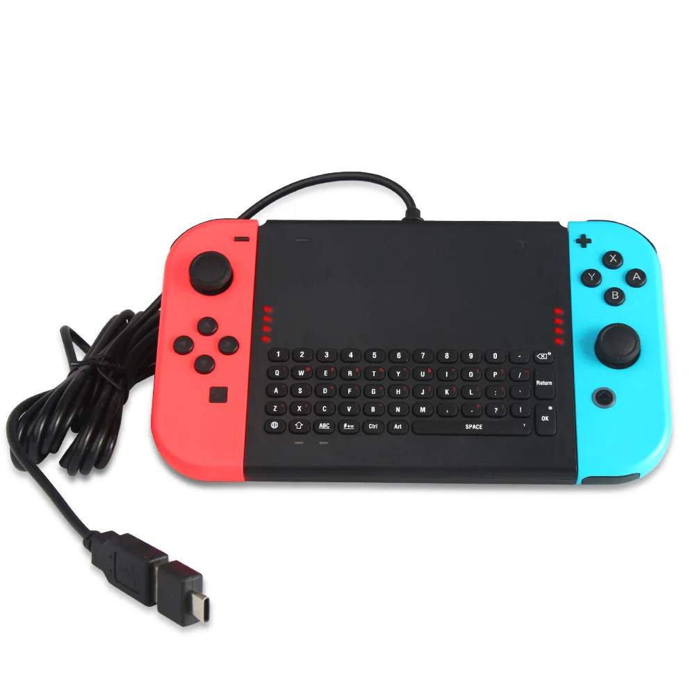 Nintendo Switch Проводная клавиатура NS клавиатура переключатель аксессуары