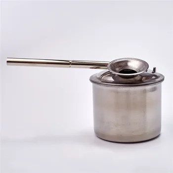 

Stainless Steel Enamel Blowing Pot 200ml Clay Pottery Tool Clay Modeling Tool DIY FS3-5-B-200