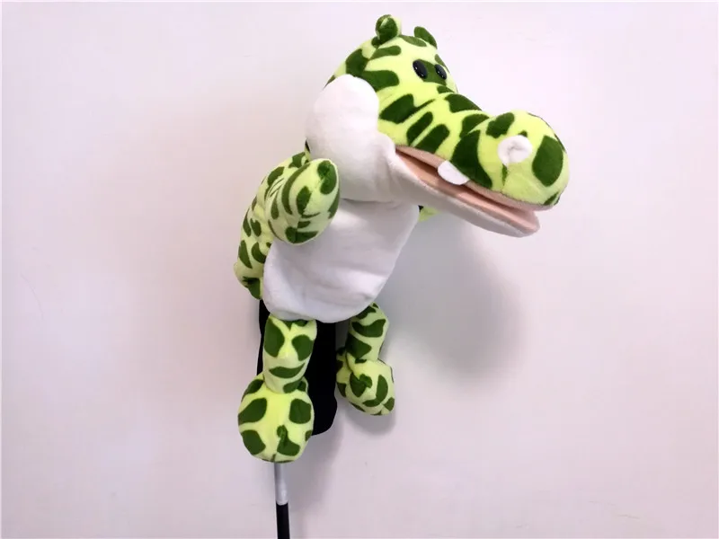 Crocodile 02 Новинка, много чехлов для головы для гольфа с животными, № 1, чехлы для головы водителя, высокое качество, забавные пылезащитные#1 деревянные Чехлы для клюшек для гольфа - Цвет: Crocodile 02