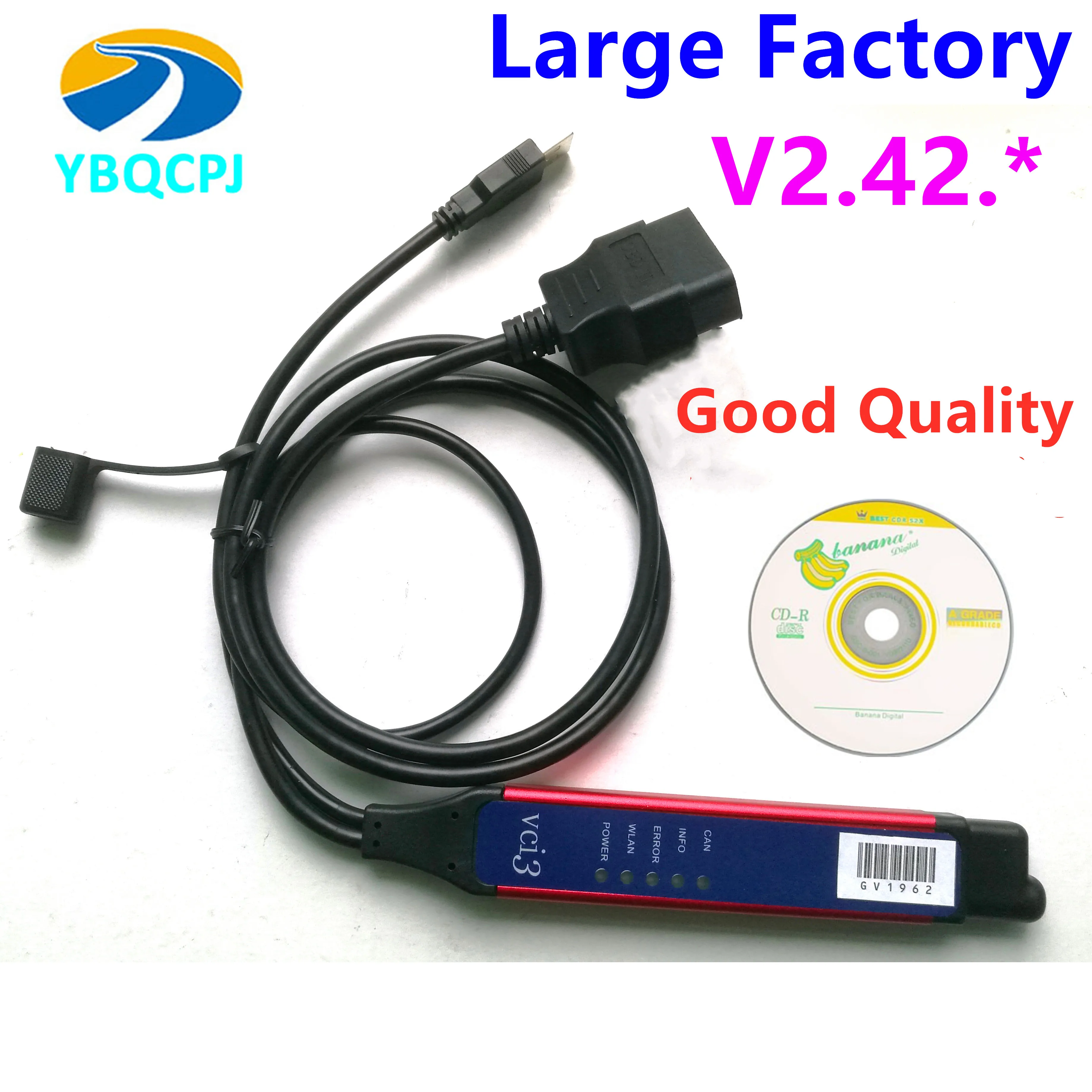 

VCI3 Large Cable Quality A+ V2.42.1 VCI3 Scanner 2.42 SDP3 for VCI3 VCI-3 Truck Diagnosis WIFI 2.42.1 instead VCI2 VCI1