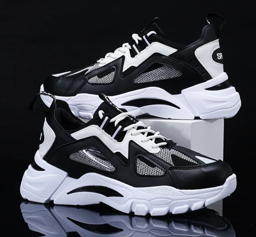 Men's Sports Shoes 2021 New High Quality Hot Sale Fashion Anti Slip Thick Sole Comfortable Outdoor Vulcanized Casual Shoes