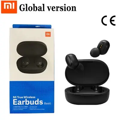 Xiaomi Redmi Airdots Ture Беспроводные bluetooth 5,0 наушники AI Голосовое управление стерео активные шумоподавления наушники с микрофоном - Цвет: Redmi Airdots Gb