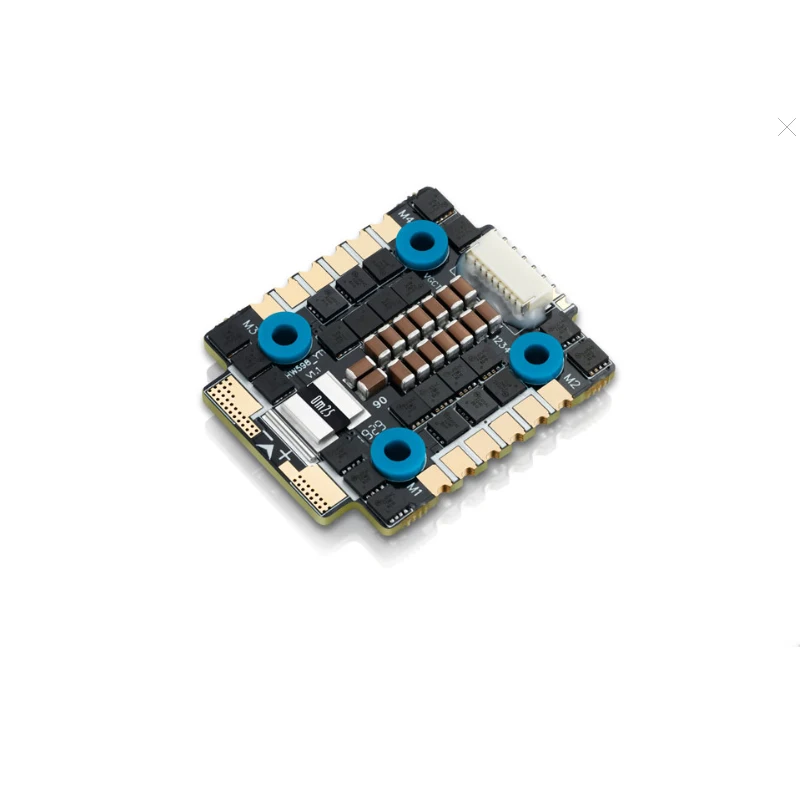 Щеточный электронный регулятор скорости Hobbywing XRotor Micro 40A(20x20) 6S 4in1 ESC Blheli 32 Dshot 1200/150/300/600 для дрона с дистанционным управлением RC рамка с видом от первого лица