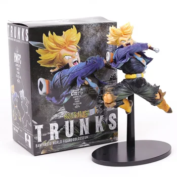

Dragon Ball Z BWFC Tenkaichi Budoukai Super Saiyan Trunks PVC Figure Toy Collectible Model