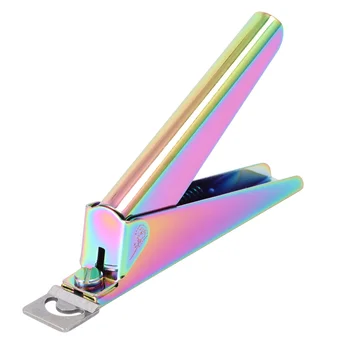 

1Pc Stainless Steel Color Titanium U-shaped Fake Nail Clippers Diy Crystal Phototherapy Extended Nail Clippers (color Titanium)
