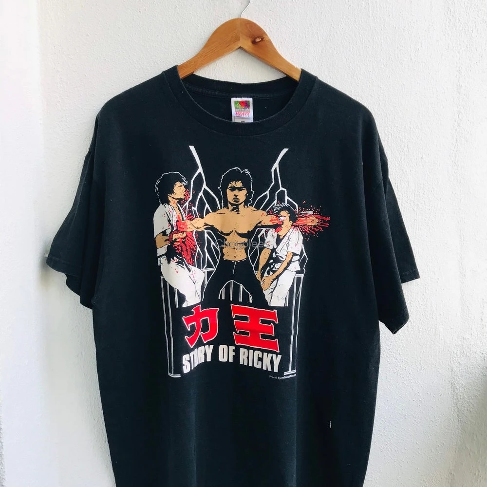 Grab It Vintage Riki Oh Story Of Riki Actionmartial Art Film Movie T Shirt Tailor Made T Shirts Aliexpress