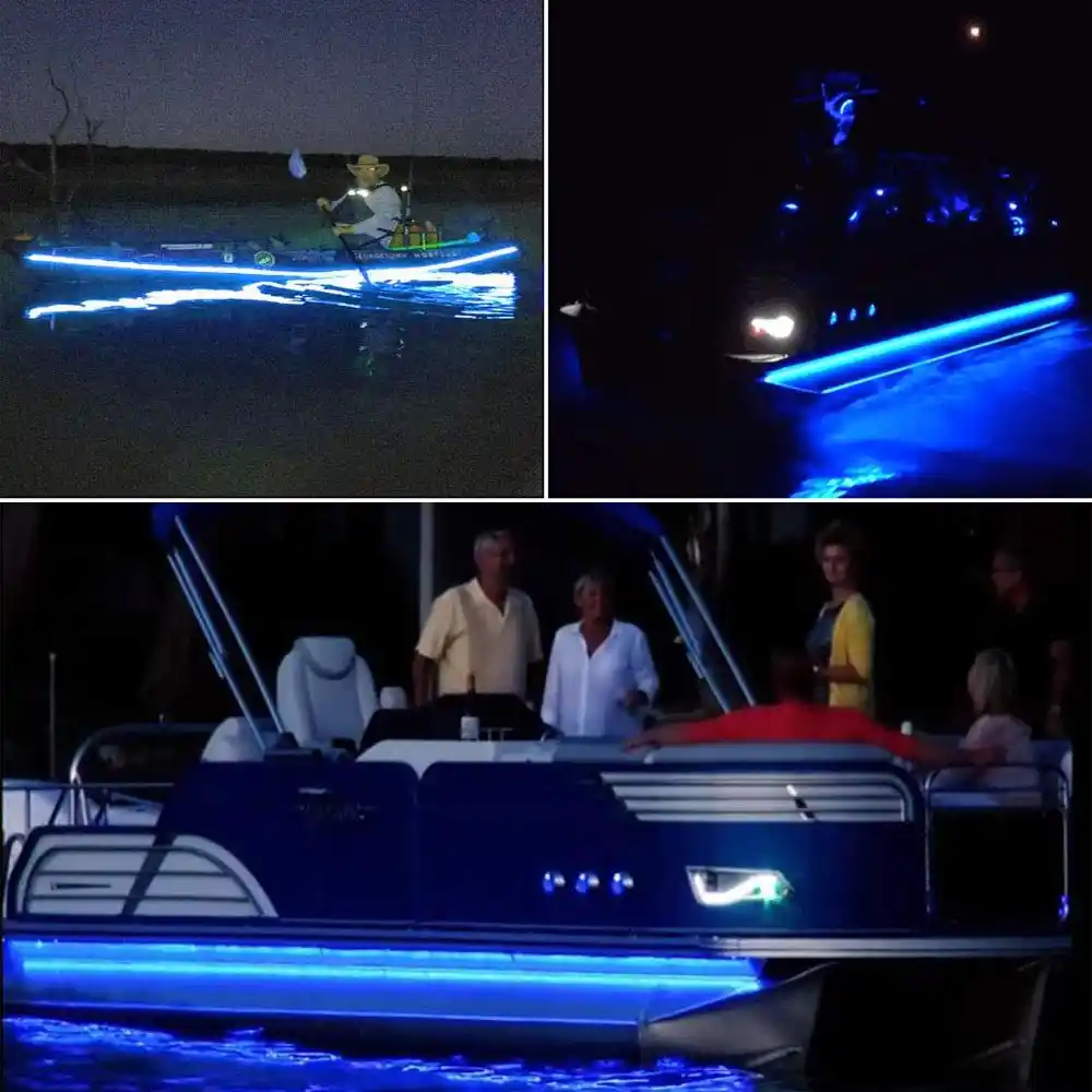 Pontoon Boat Light Marine Led Light Strip For Duck Jon Bass Boat Sailboat Kayak Led Flex Lighting For Boat Deck Light Accent Light Courtesy Interior