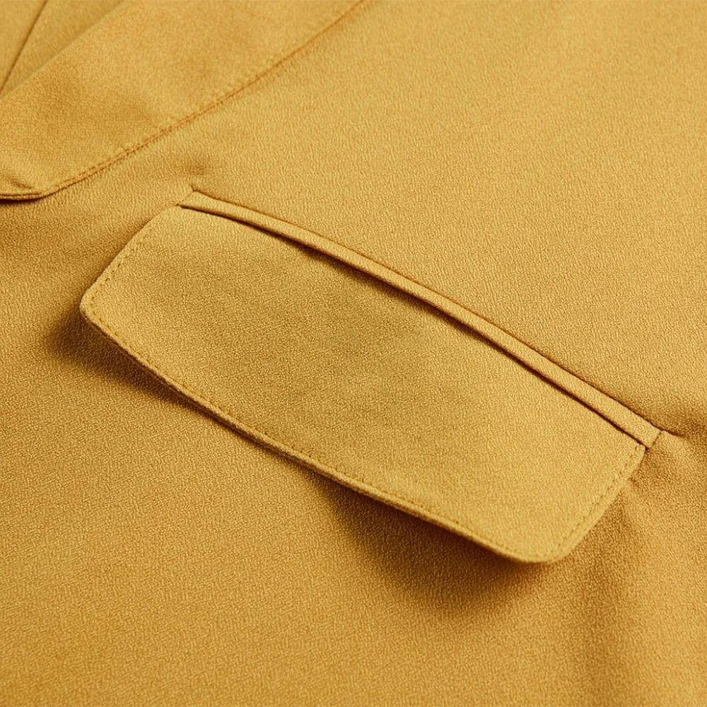 OEAK осенний шифоновый пиджак женский костюм куртка модная Свободная Повседневная однотонная куртка с длинными рукавами Офисная Женская Базовая куртка