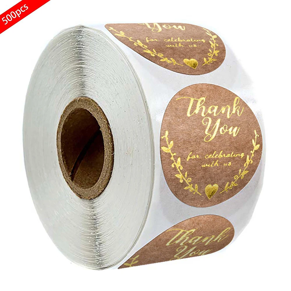 1 Inch Round Thank You Stickers for Supporting My Small Business Gift Decoration Seal Sticker Baking Wrapping | Канцтовары для