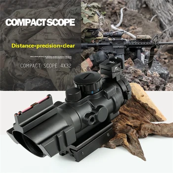 

Red dot holographic sight optical sight 4X32 small conch tactical Riflescope 11/20mm rail universal air gun water bomb sight