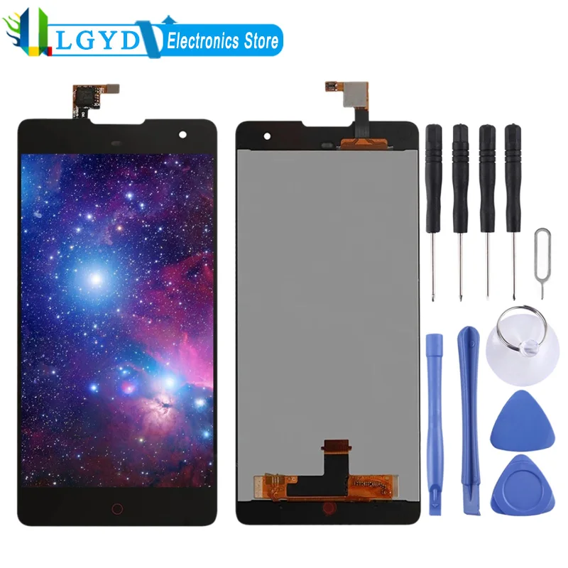 

Repairing LCD Screen and Digitizer Full Assembly for ZTE Nubia Z7 Max NX505J Mobile Phone Touchscreen Replacement