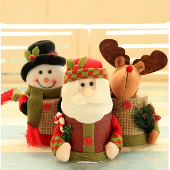 

Christmas Gift Box for Children Small Gifts of Candy Apple Boxes Santa Claus Snowman Deer Candy Boxes Christmas Supplies