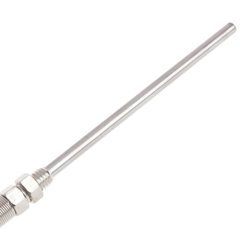 RTD PT100 Temperature Thread Cable 1M Thermocouple Probe 100mm 3 wires S03 21