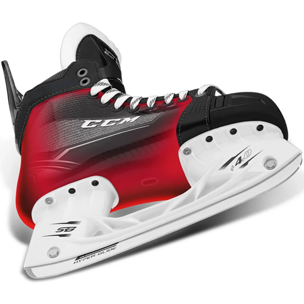 CCM Super Tacks AS1 обувь для хоккея взрослых и детей профессиональные коньки нож мячей