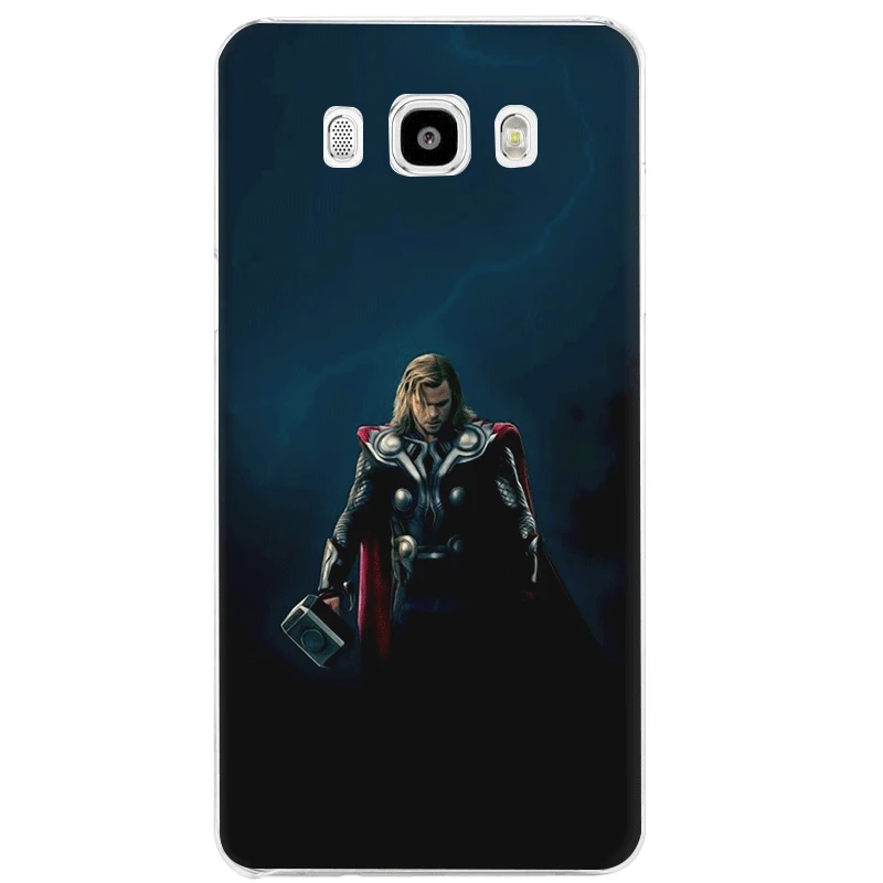 Чехол для мобильного телефона samsung J1 J2 J3 J5 J6 J7 Prime Твердый чехол Тор Marvel Avengers Shell - Цвет: H11
