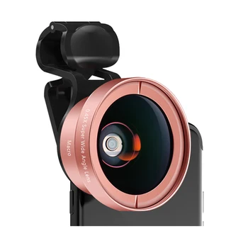 

D7-2 HD Camera Lens with Large Aperture, Mobile Phone Lens 0.45x Wide-Angle Macro Two-In-One Set of External Camera Lens