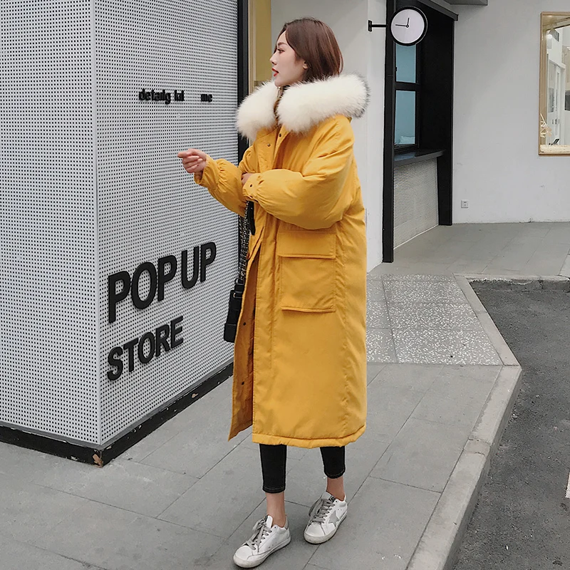 

2019 Winter Down Jacket Women Hat Ultra Light Duck Down Long Sleeve Warm Female Down Coat Zipper Female Outwear