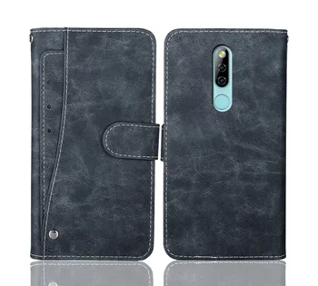 

Luxury Wallet Elephone PX Case 6.53" Vintage Flip Leather Phone Case Business Bag Protective Cover With Front Card Slots