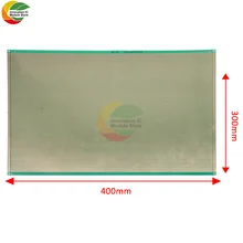  Ziqqucu 1 Piece 30X40CM Single Sided Green Oil Copper Plated Universal Breadboard Breadboard DIY Soldering PCB Board for Arduino 