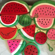 Новинка арбуз плюшевая сумка с игрушкой, 7-22 см плюшевый Кошелек, брелок плюшевая игрушка