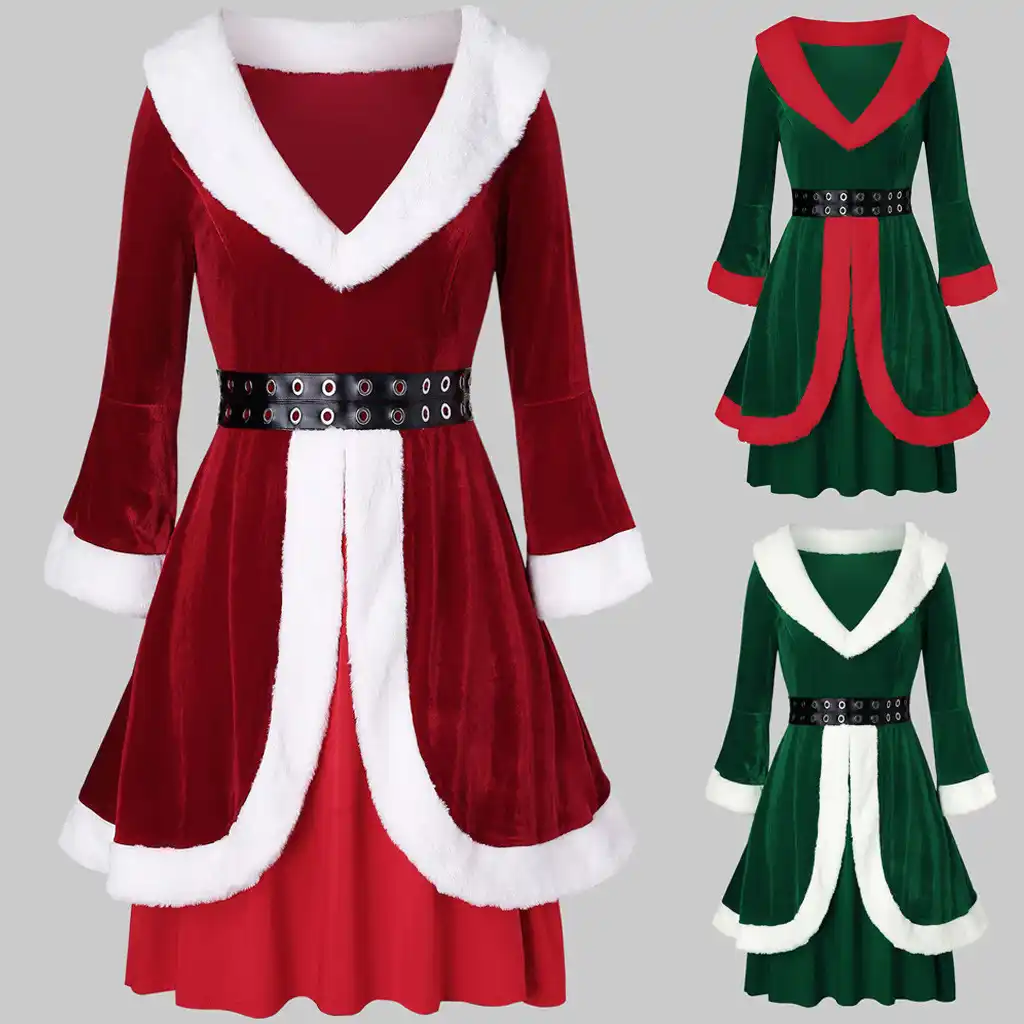 sexy plus size christmas dress