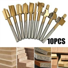 10 шт./партия 3 мм титановые мини фасонные фрезы HSS триммерный хвостовик для роторного инструмента спиральные режущие кромки острые, значительно увеличивающие