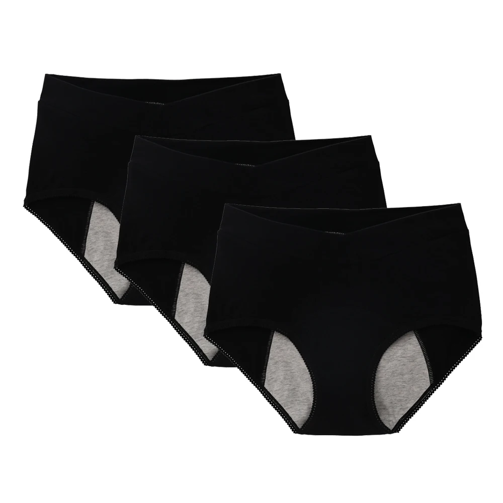 

Leak Proof Menstrual Panties Physiological Pants Women Sexy High Waist Underwear Period Cotton Waterproof Briefs Dropshipping