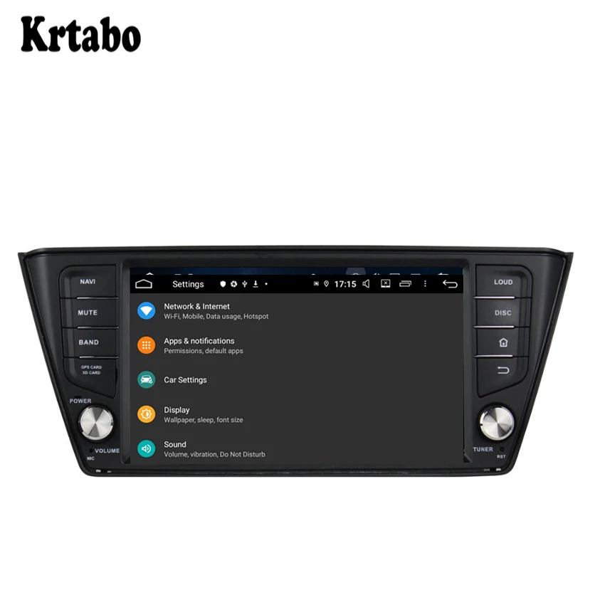 For SKODA Fabia 2015-2017 Android smart car navigation reversing image control large screen one machine recorder support DVD For SKODA Fabia 2015-2017 Android smart car navigation reversing image control large screen one machine recorder support DVD