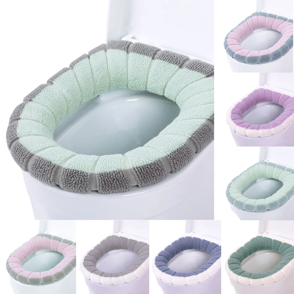 

EverChic universal warm and soft washable toilet seat cover set home decoration toilet seat toilet seat accessories