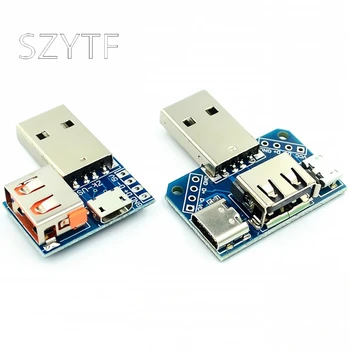 

new USB adapter board male to female micro Type-C 4P 2.54mm inline USB4