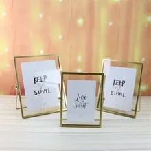 6 дюймов железная фоторамка полая фоторамка Дисплей Стенд держатель украшения дома аксессуары для дня рождения, свадьбы, вечеринки