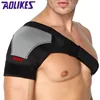 djustable Breathable Gym Sports Care Single Shoulder Support Back Brace Guard Strap Wrap Belt Band Pads Black Bandage Men&Women ► Photo 2/6