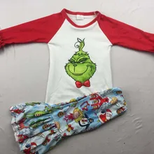 Рождественский костюм для девочек с цветочным узором