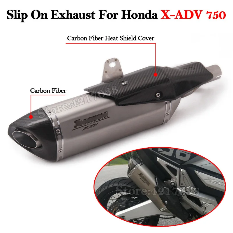 Новая полная система мотоциклетный глушитель модифицированный передний средний Соединительный трубный коннектор для Honda X-ADV 750 XADV750 ADV slip on