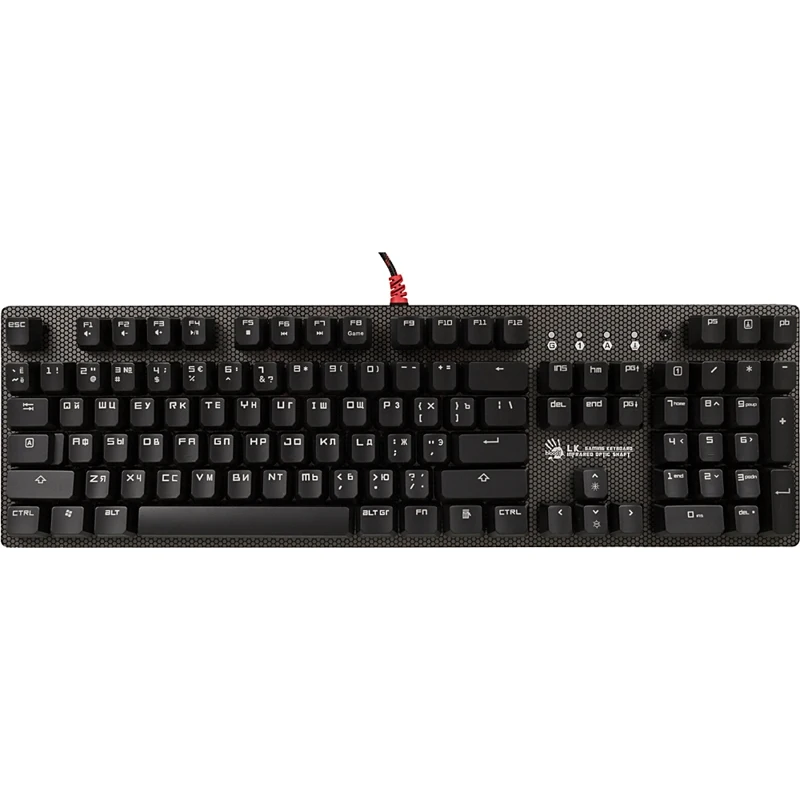 Клавиатура A4 Bloody B810R NetBee механическая черный USB Multimedia for gamer LED