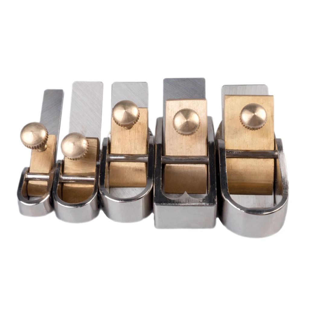 

5 Pack of Woodworking Plane Cutter Steel Luthier Tool Set for Violin Viola Cello Wooden Instrument