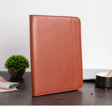 Папка для документов формата А4, сумка для конференций из искусственной кожи, портфель для офиса и школы, папка для файлов, менеджер с калькулятором