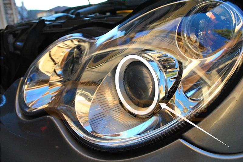 Ксеноновая фара для Mercedes Benz C CLASS W203 C230 C320 C350 C55 C32 2001 2007 отличное сверхъяркое кольцо