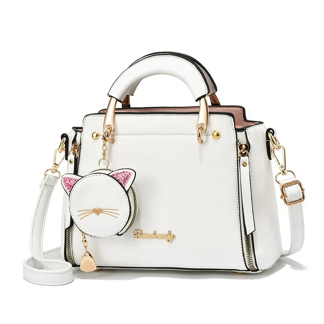 Women's Bags 2022 New Trendy With Small Headphone bag Fashion Handbags Atmosphere All-match Ladies Messenger Bags Shoulder Bags white