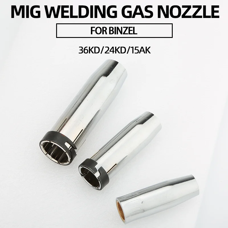 5/10pcs 15AKMig Welding Nozzle 24KDGas Nozzle 200A Co2 Welding Torch 500A Gas 350A Mig gas torch Accessories