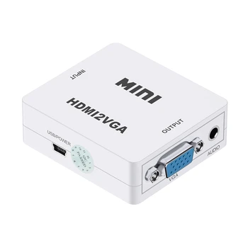 

HDMI to VGA Video Converter HD HDMI to VGA Converter HDMI 2VGA for HD Set-Top Box for LED Display