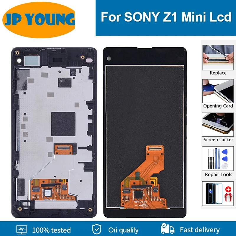 4.3" lcd For SONY Xperia Z1 Mini Z1 Compact D5503 LCD Display Touch Screen With Frame Digitizer Panel Assembly Replacement Parts