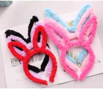 

Easter Adult Children Cute and Comfortable Hairband Rabbit Ear Headband Fancy Dress Costume Bunny Ear Hairband Hair Accessories