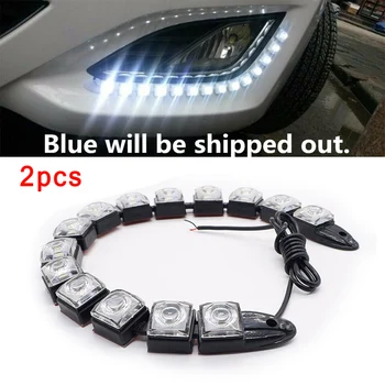 

Replacement Fog lights Universal Headlight Flexible Diced 14LED Driving