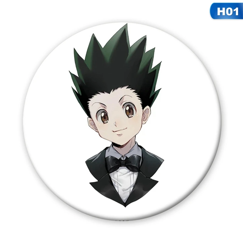 Hunter x Значки для косплея брошь коллекция значков сумки Killua Zoldyck Kurapika бюстгальтер