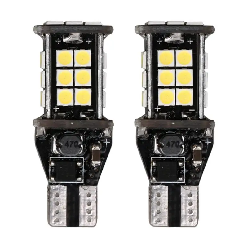 Из 2 предметов супер яркий белый T15 W16W 3030 24SMD светодиодный 1200LM 6000K Авто Rverse светильник Реверсивный светильник ing Резервное копирование ксеноновая лампа
