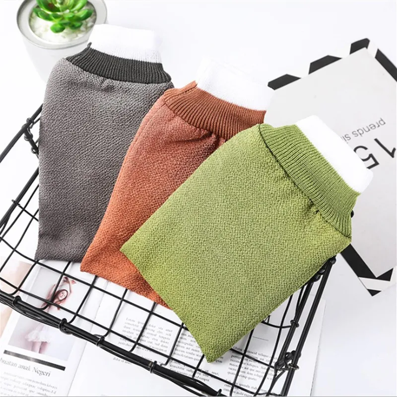 

1PC Exfoliating Peeling Mitt Scrub Glove Preparation body cleaning Bath Shower Scrub Gloves Sponge Skin Spa Bath Shower Wash