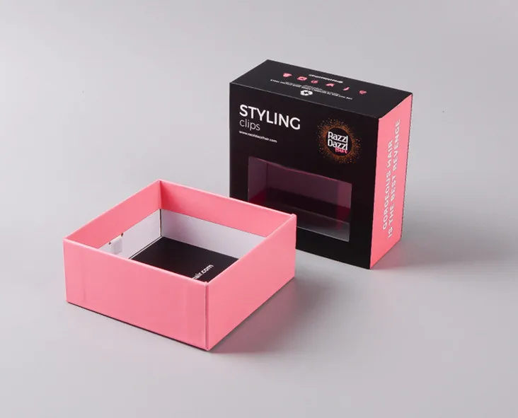 

Factory Wholesale Custom Logo Gift Box Packaging Clear Frosted PVC Sleeve Window Sliding Kraft Drawer Box ---PX10733