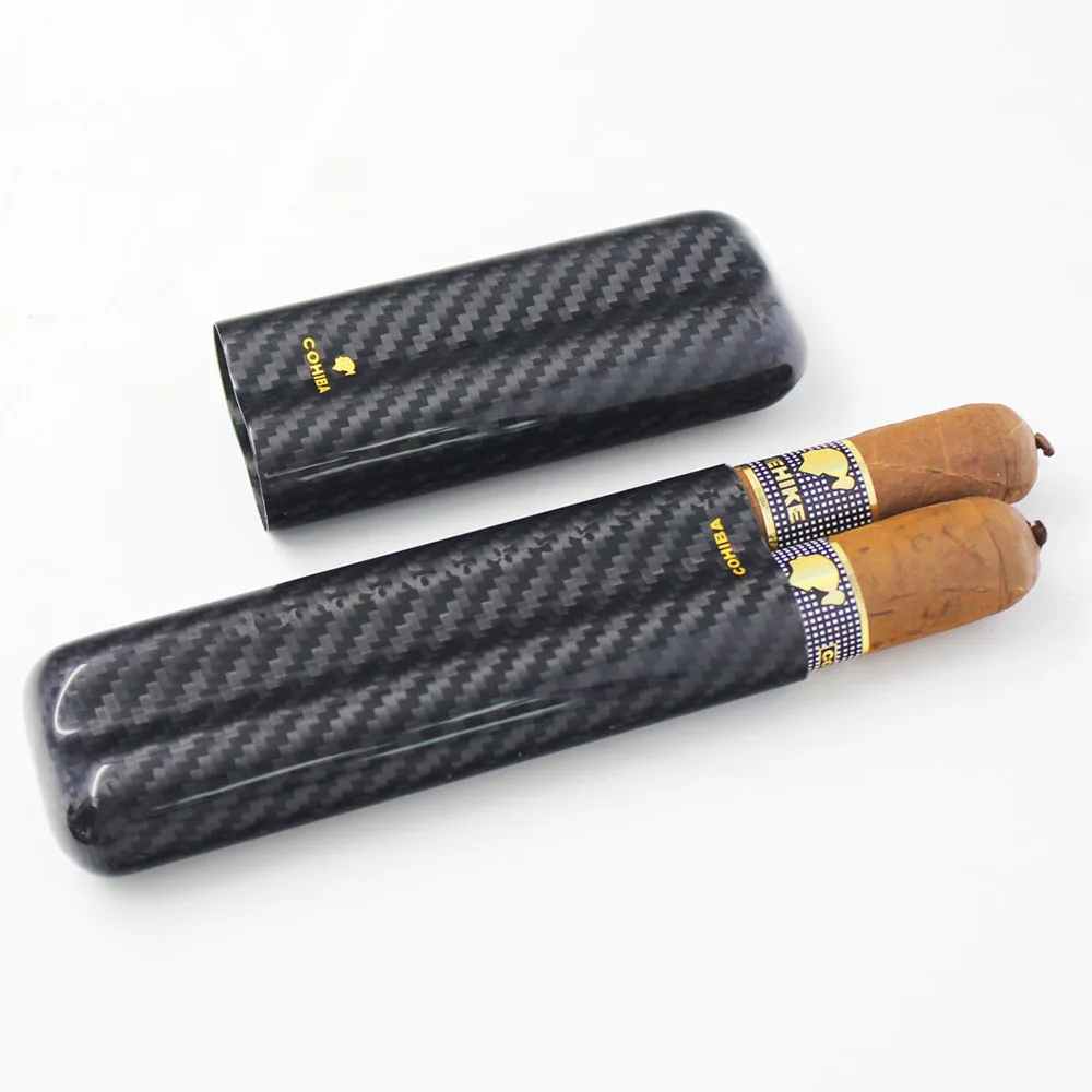 Портативный чехол для сигар Humidor 2 подставка пробирок мини Box дорожные аксессуары